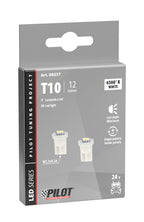 24V Hyper-Led 3 - 1 SMD x 3 chips - (T10) - W2,1x9,5d - 2 pz - Scatola - Bianco - Doppia polarità