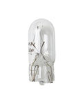 24V Lampada con zoccolo vetro - W5W - 5W - W2,1x9,5d - 2 pz - Scatola