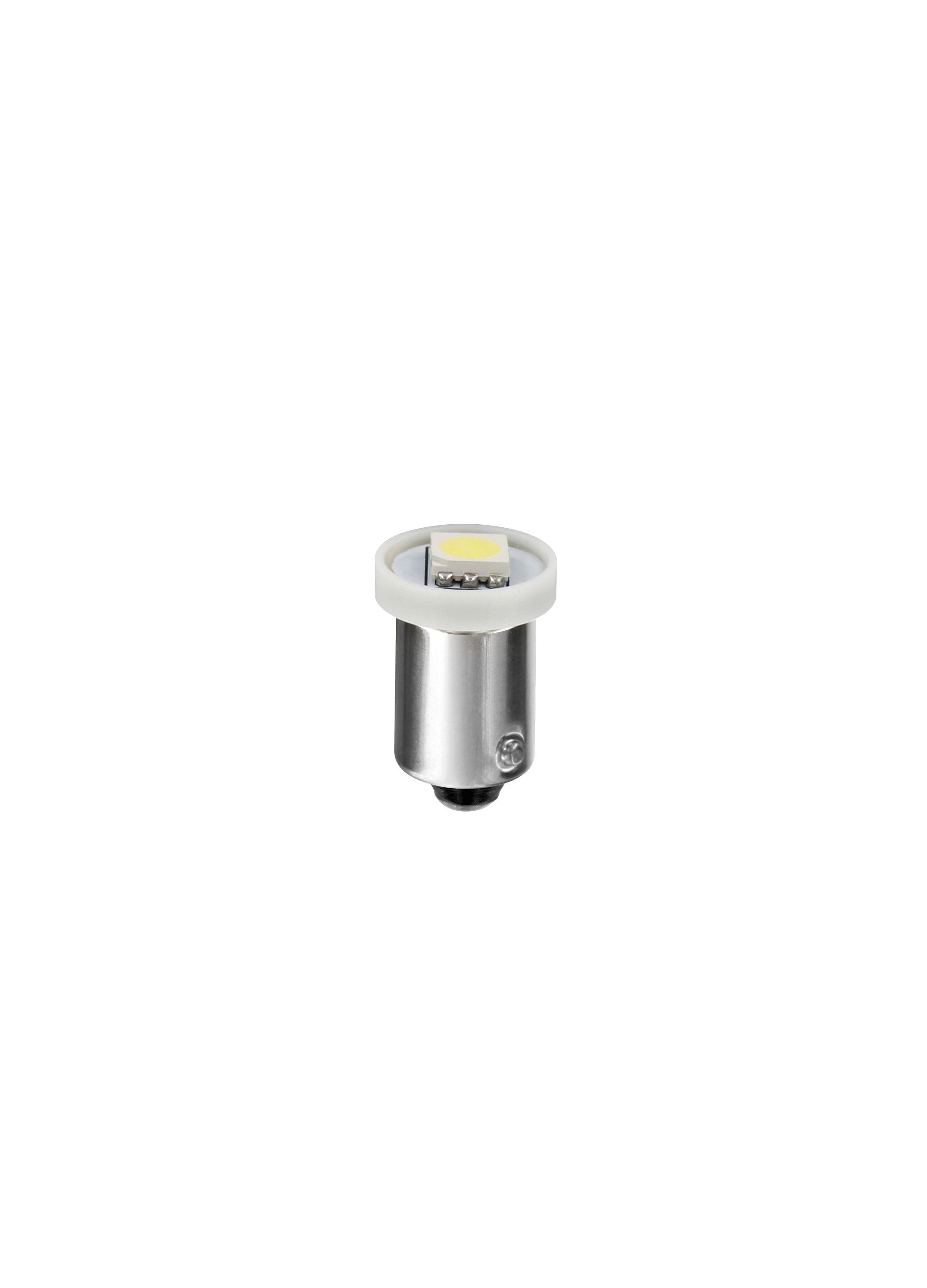 24V Led Series - 1 SMD x 3 chips - (T4W) - BA9s - 20 pz - Busta - Bianco - Doppia polarità