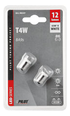 24V Led Series - 4 SMD x 1 chips - (T4W) - BA9s - 2 pz - D/Blister - Bianco - Doppia polarità