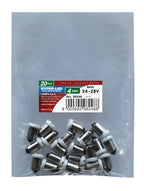 24V Led Series - 4 SMD x 1 chips - (T4W) - BA9s - 20 pz - Busta - Bianco - Doppia polarità