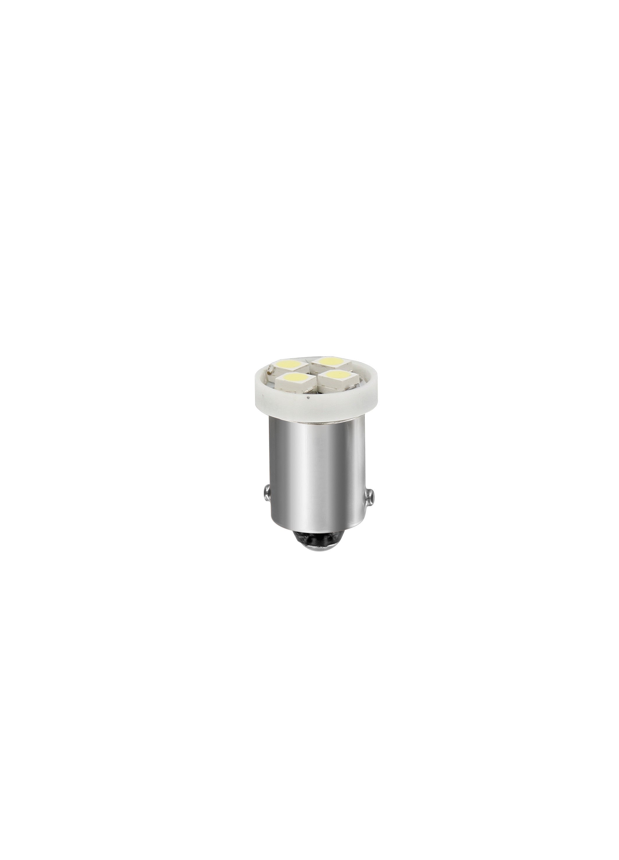 24V Led Series - 4 SMD x 1 chips - (T4W) - BA9s - 20 pz - Busta - Bianco - Doppia polarità