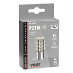 24V Led Series - 39 SMD x 1 chips - (P21W) - BA15s - 1 pz - Scatola - Bianco - Doppia polarità