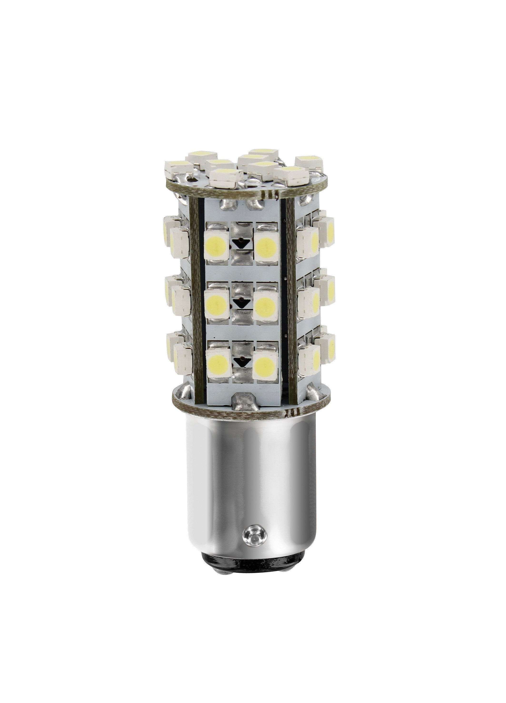 24V Hyper-Led 39 - 39 SMD x 1 chips - (P21/5W) - BAY15d - 1 pz - Scatola - Bianco - Doppia polarità