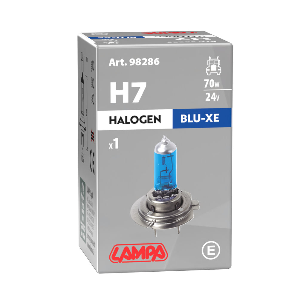 24V Lampada alogena Blu-Xe - H7 - 70W - PX26d - 1 pz - Scatola