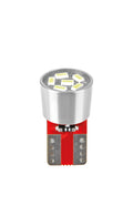 24V Led series - 6 Led SMD - (T10) - W2,1x9,5d - 2 pz - Scatola - Bianco - Doppia polarità - Resistenza incorporata