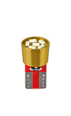 24V Led series - 6 Led SMD - (T10) - W2,1x9,5d - 2 pz - Busta - Arancio - Doppia polarità - Resistenza incorporata