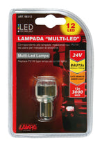 24V Lampada Multi-Led 12 Led - (PY21W) - BAU15s - 1 pz - D/Blister - Arancio