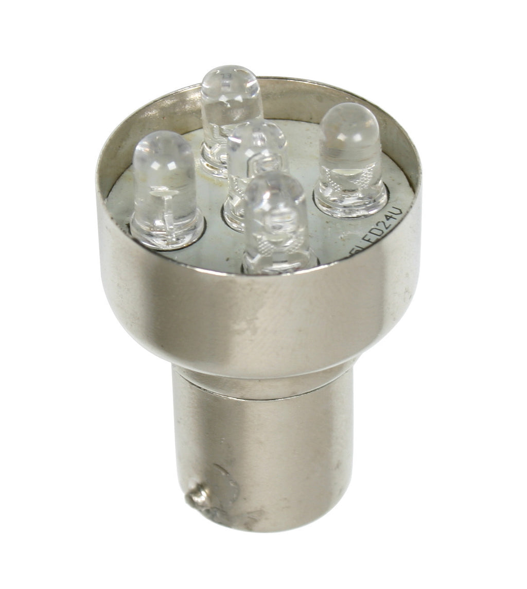 24V Lampada Multi-Led 5 Led - (R10W) - BA15s - 1 pz - D/Blister - Rosso
