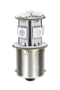 24V Led Series - 8 SMD x 3 chips - (P21W) - BA15s - 1 pz - D/Blister - Arancio - Doppia polarità