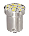 24V Led Series - 12 Smd x 1 chip - (R5W-R10W) - BA15s - 20 pz - Scatola - Bianco - Doppia polarità