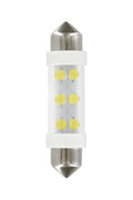 24V Led Series - 6 Led - 11x41 mm - SV8,5-8 - 2 pz - Scatola - Bianco