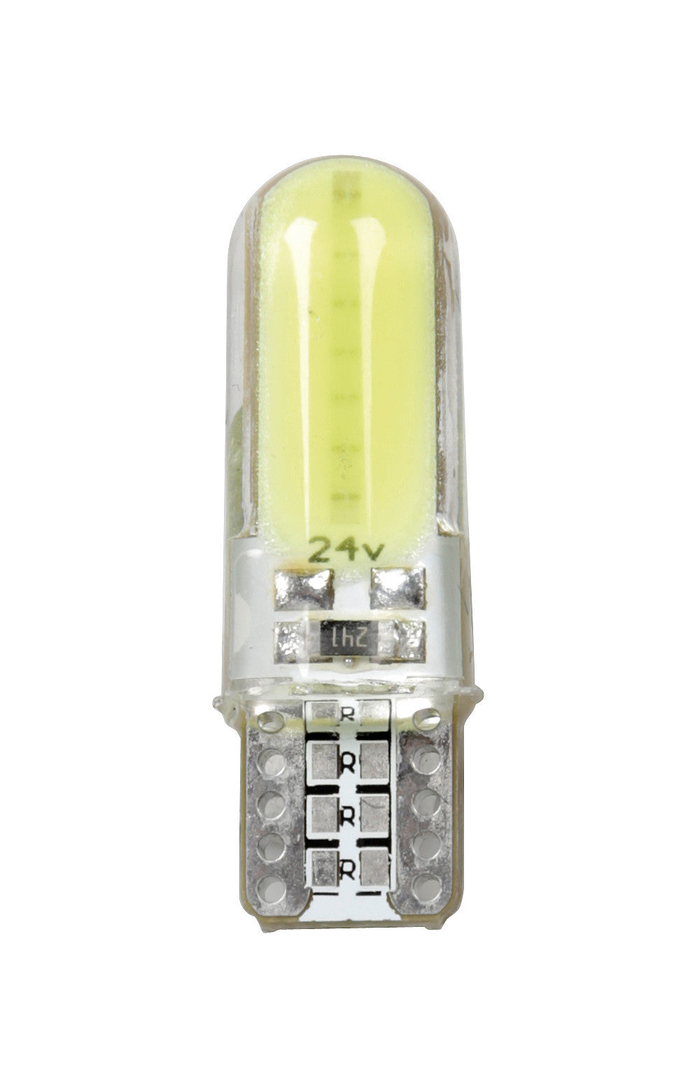 24V Mega-Led 24 - 2 SMD x 12 chip - (T10) - W2,1x9,5d - 20 pz - Busta - Bianco