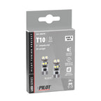 24V Hyper-Led 24 - 8 SMD x 3 chips - (T10) - Trifocus - W2,1x9,5d - 2 pz - Scatola - Bianco - Doppia polarità - Resistenza incorporata