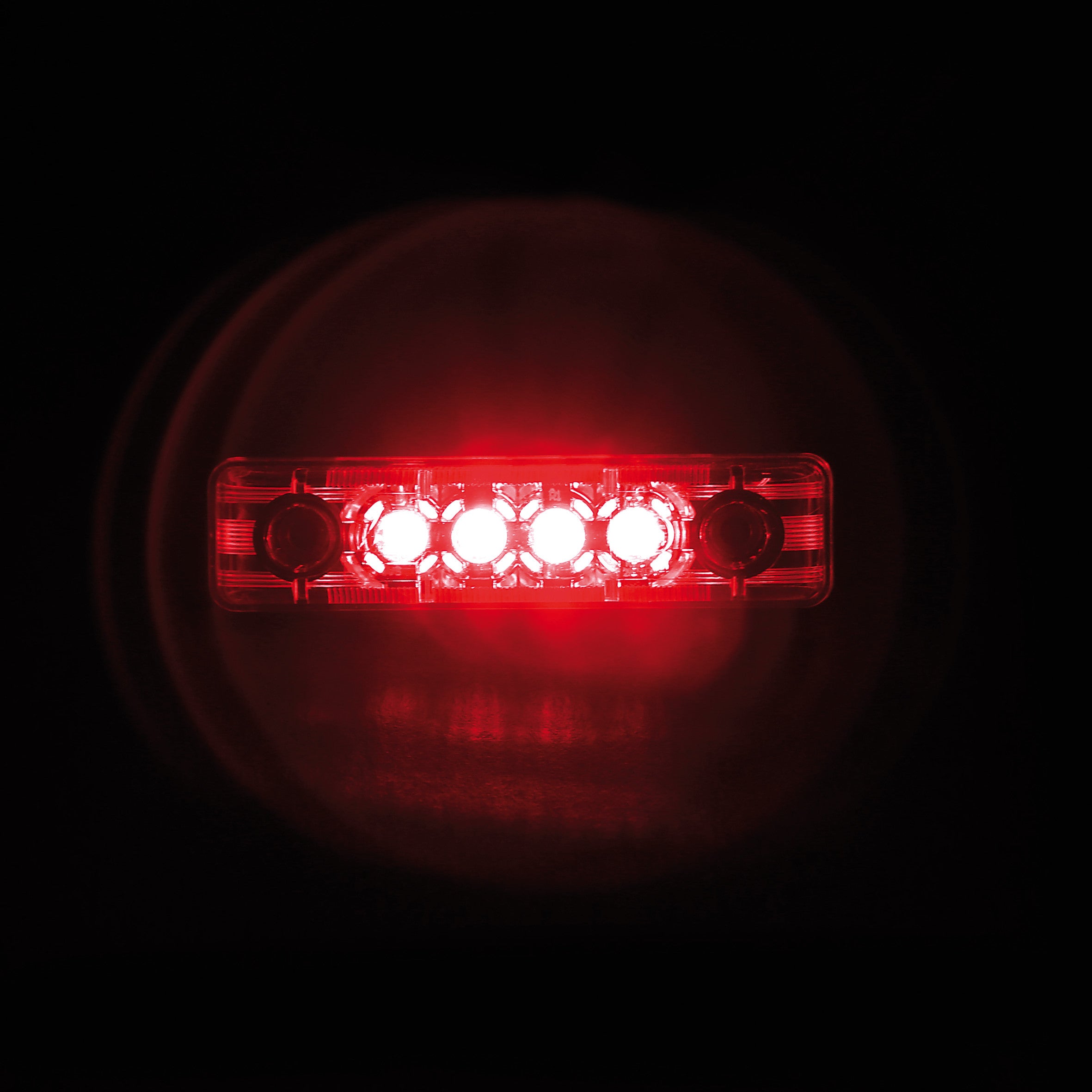 Luce ingombro - 4 Led - 24V - Rosso