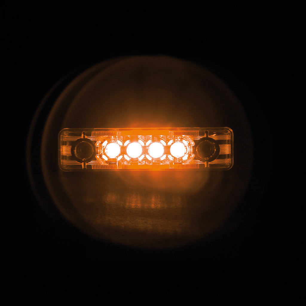 Luce ingombro - 4 Led - 24V - Arancio