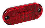 Luce ingombro con catarifrangente - 5 Led - 24V - Rosso
