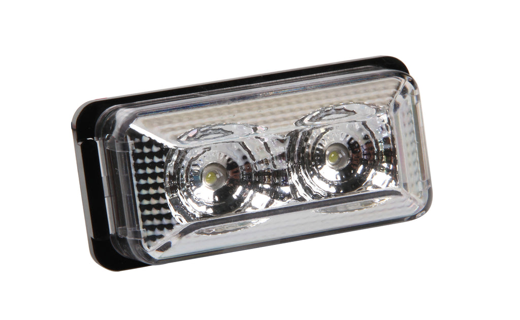 Luce decorativa - 2 Led - 24V - Bianco