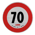 Contrassegno limite velocità - 70 Km/h