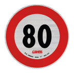 Contrassegno limite velocità - 80 Km/h
