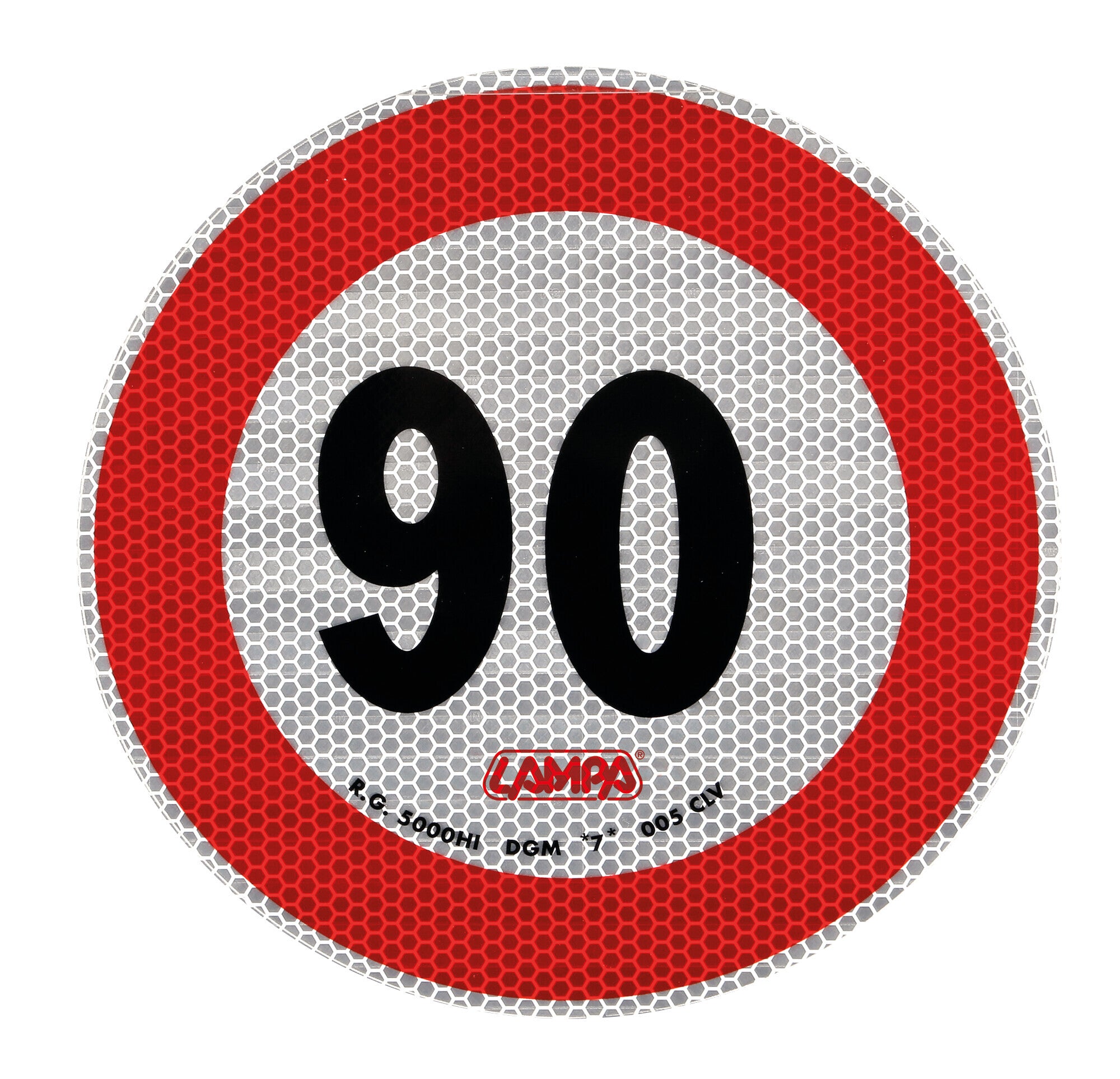 Contrassegno limite velocità - 90 Km/h