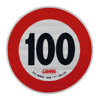 Contrassegno limite velocità - 100 Km/h