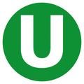 Contrassegno adesivo - U - Veicolo ecologico