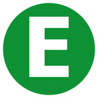 Contrassegno adesivo - E - Veicolo ecologico