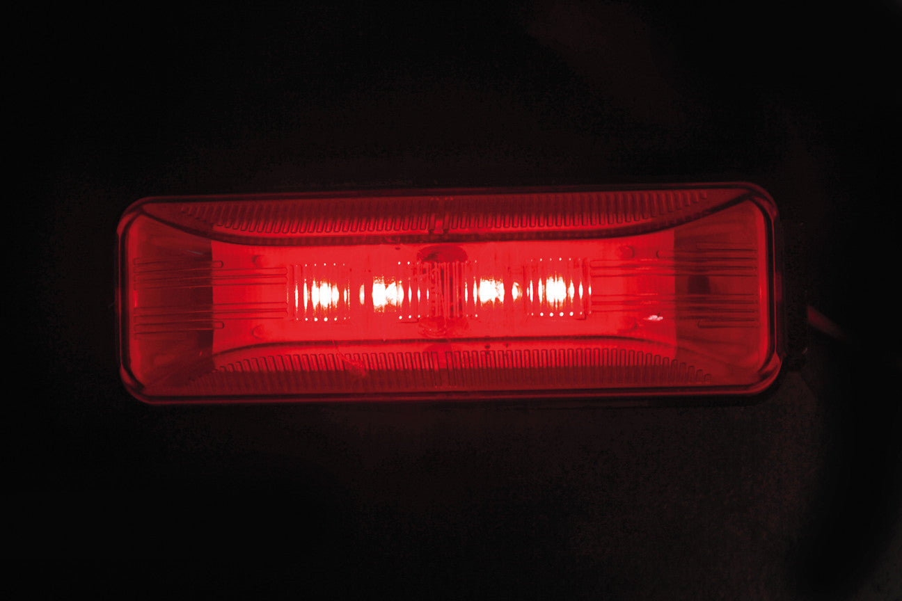 Luce decorativa - 4 Led - 24V - Rosso