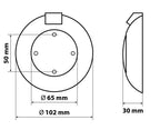 Luce di cortesia a 9/21 Led - Bianco