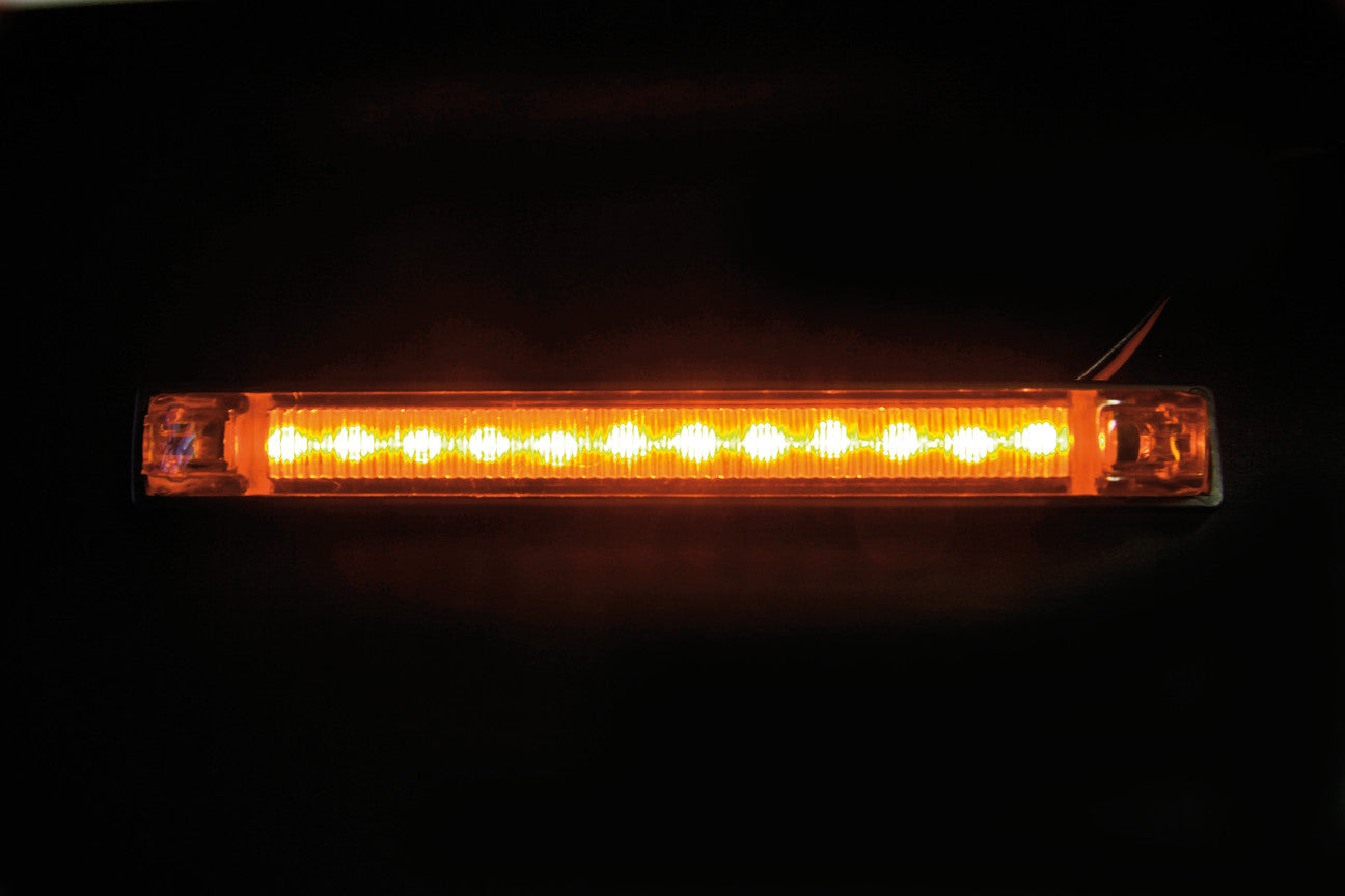 Luce decorativa - 12 Led - 24V - Arancio