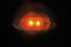 Luce decorativa - 2 Led - 24V - Arancio