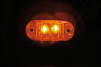 Luce decorativa - 2 Led - 24V - Arancio