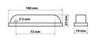 Luce decorativa - 6 Led - 24V - Bianco