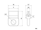 Scorrevoli per binari - G-1 - 25 pz