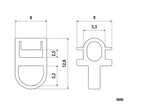 Scorrevoli per binari - G-2 - 25 pz