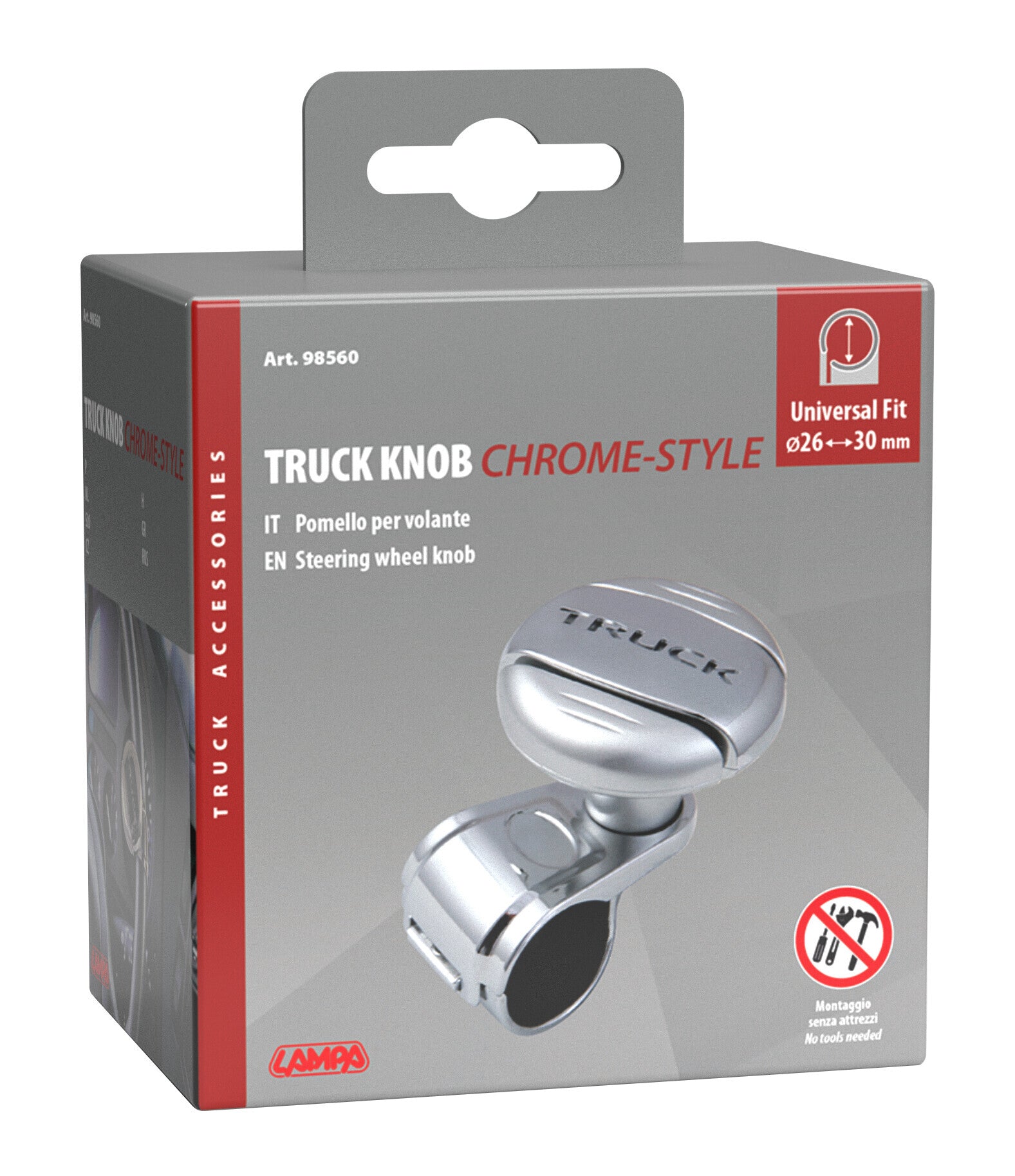 Pomello per volante camion - Chrome style