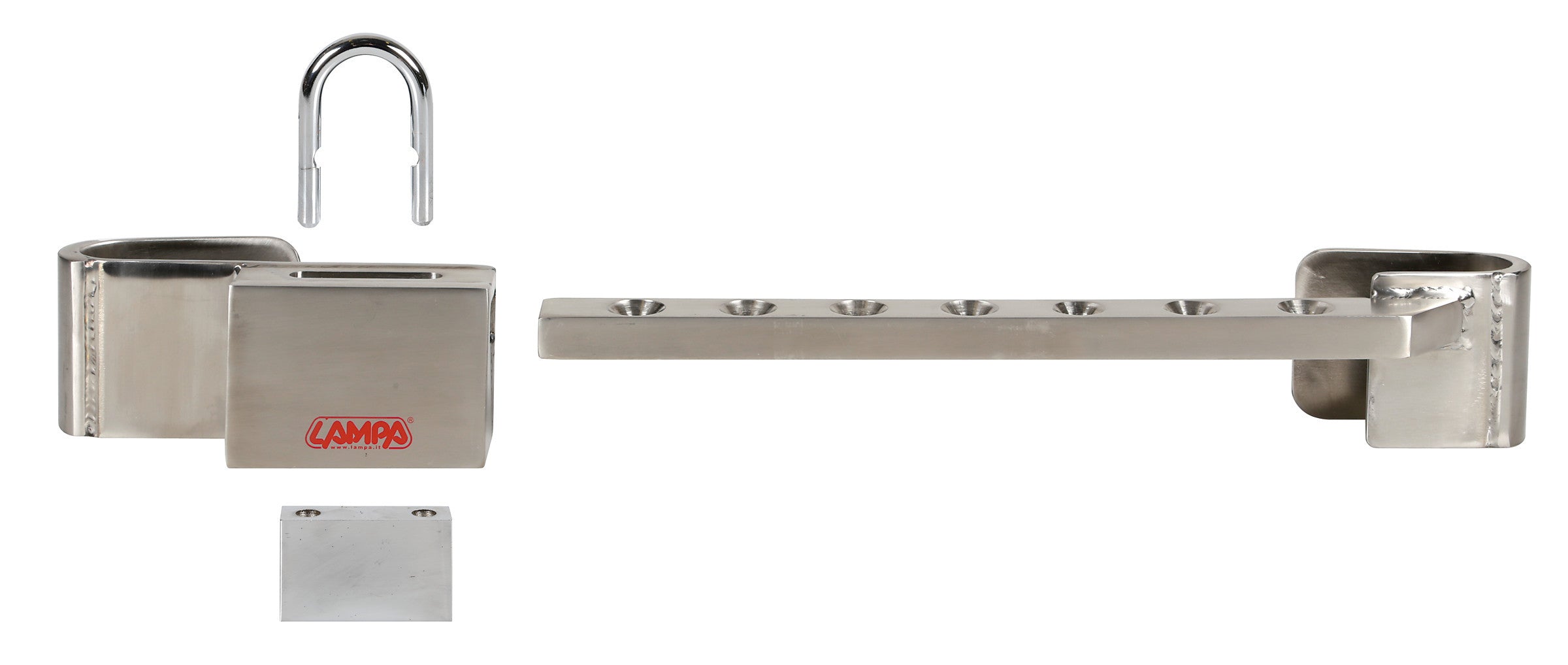 Zanna Jumbo, lucchetto blocca-porte posteriore in acciaio inox