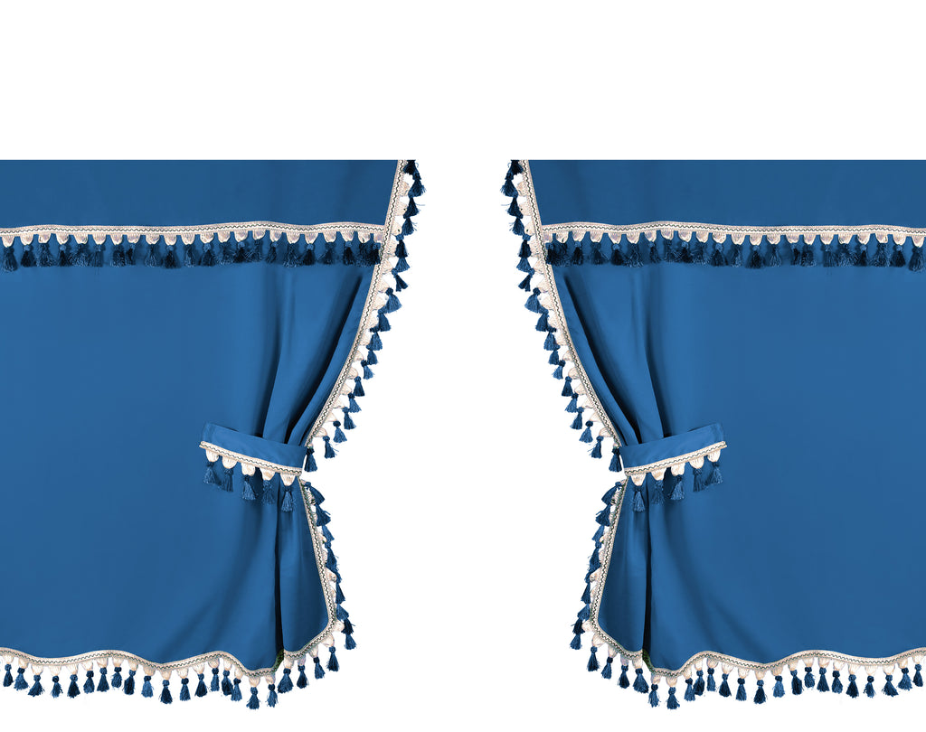 Oscura, tende centrali per camion, cabina standard - Blu