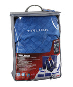 Melissa, set tende e coprisedili in microfibra per camion - Blu