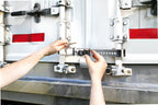 Zanna 3, lucchetto blocca-porte posteriore in acciaio inox
