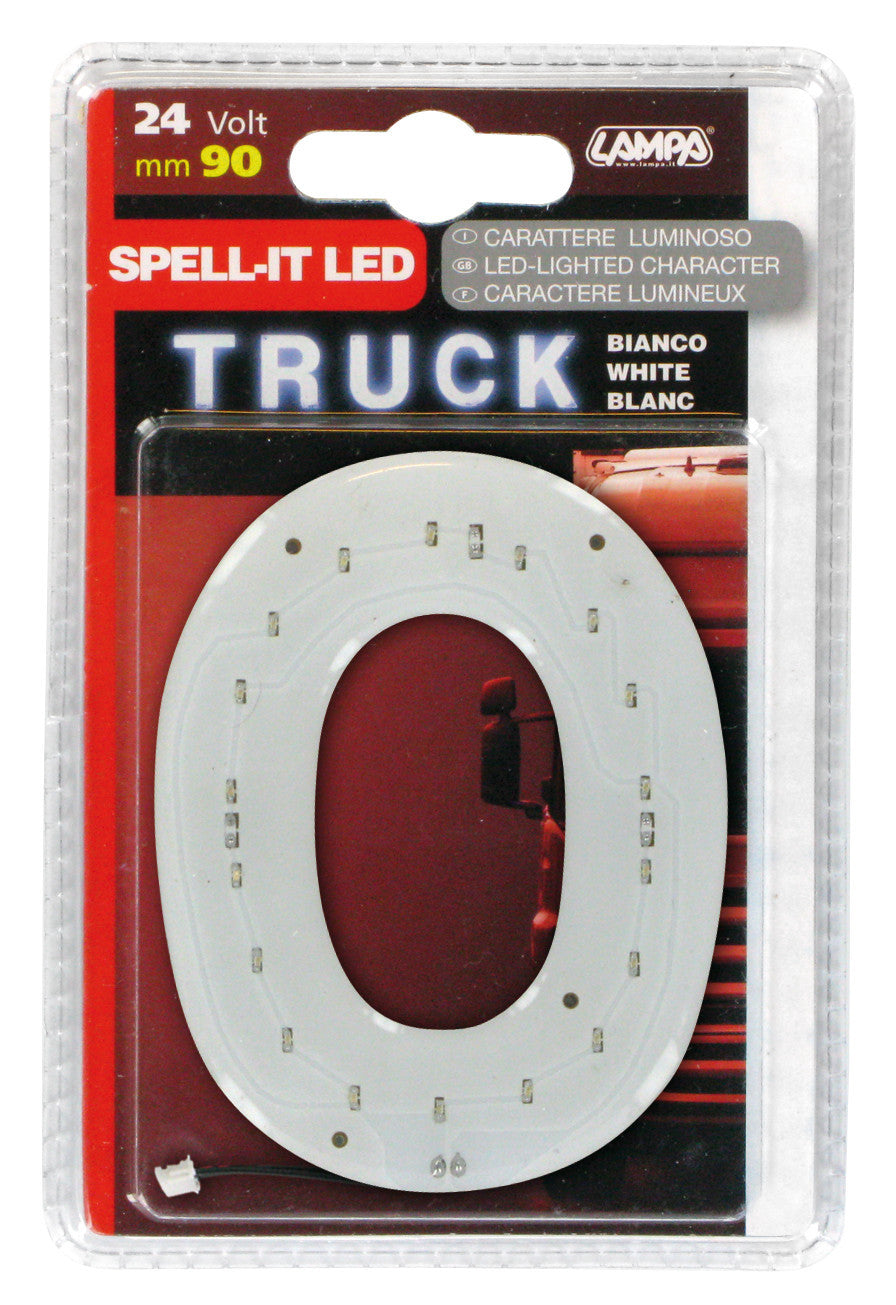 Spell-It Led, 90 mm, 24V - Bianco - O