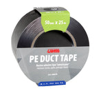 Nastro adesivo tipo americano - 50 mm x 25 m - Nero