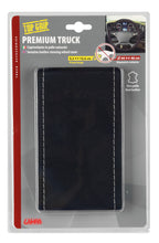 Premium Truck, coprivolante in pelle - M - Ø 44/46 cm - Nero/Argento