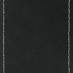 Premium Truck, coprivolante in pelle - M - Ø 44/46 cm - Nero/Argento