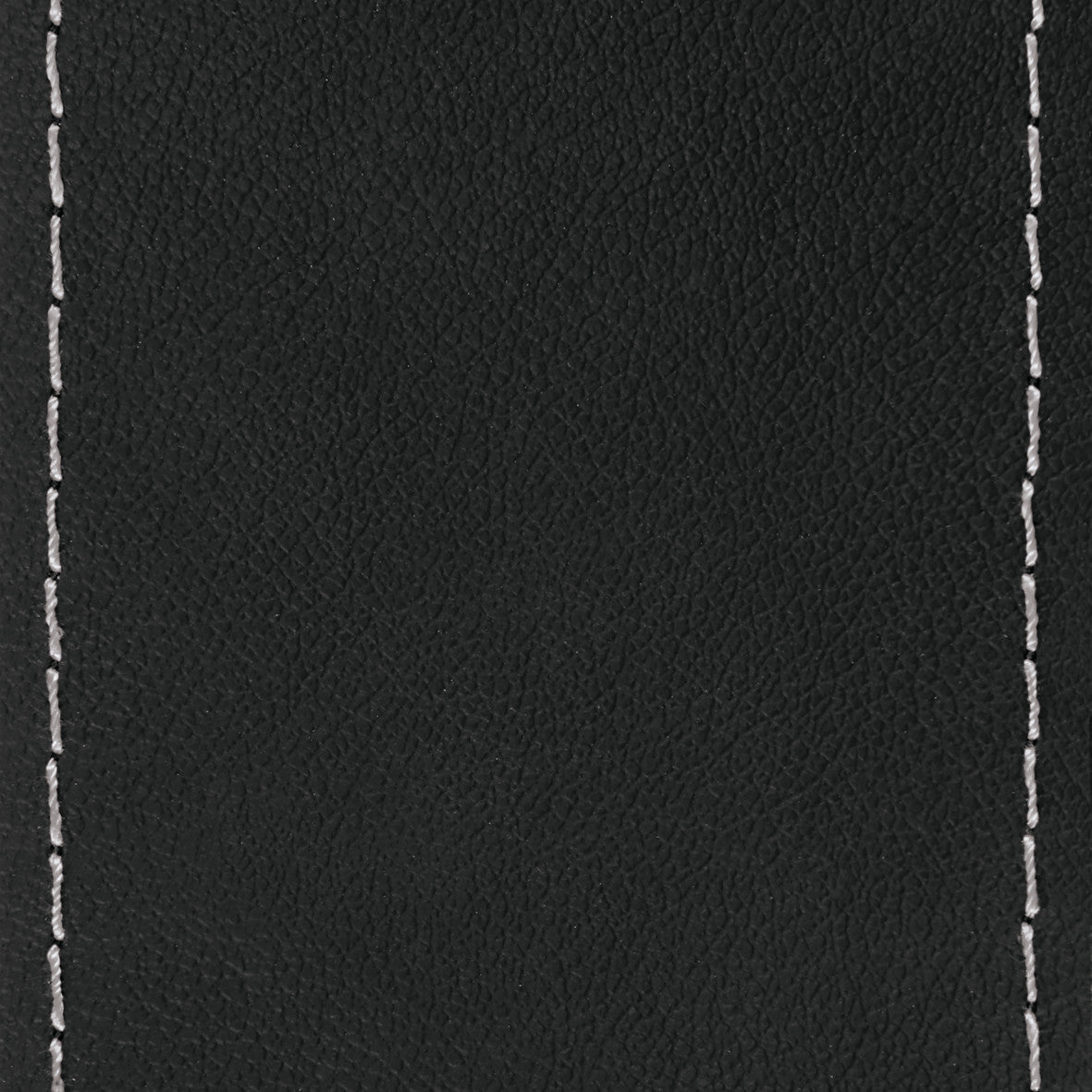 Premium Truck, coprivolante in pelle - M - Ø 44/46 cm - Nero/Argento