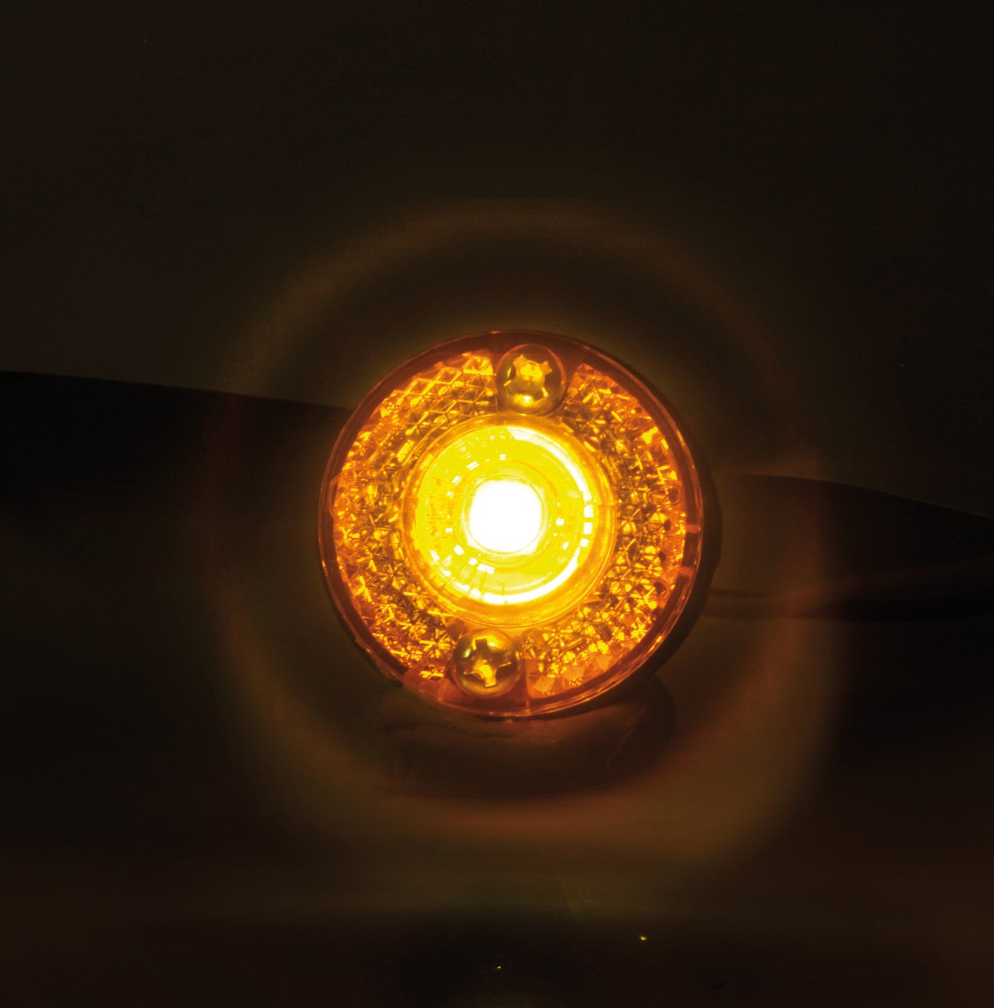 Coppia luci ingombro - 1 Led - 24V - Arancio