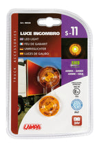 Coppia luci ingombro - 1 Led - 24V - Arancio