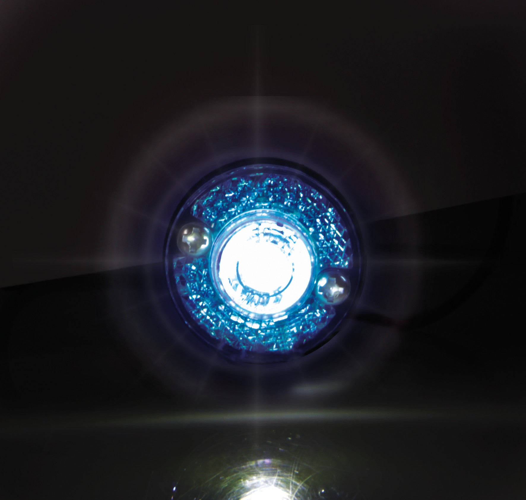 Coppia luci decorative - 1 Led - 24V - Blu