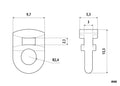 Scorrevoli per binari - G-8 - 25 pz